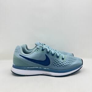 Nike Air Zoom Pegasus 34 Blue Lace Up Running Shoes 880560-408 Women's Size 9.5